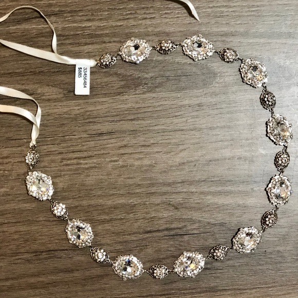 Gorgeous Kleinfeld Bridal Belt/Head Piece! - Picture 4 of 5